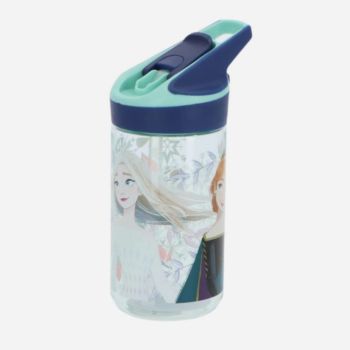 Gourde en plastique reine des neiges 480ml - Bleu/Vert - Disney