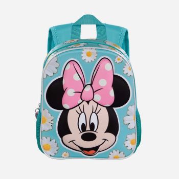 Sac à dos 3D Minnie mouse fleurie 31 CM - Bleu - Disney 