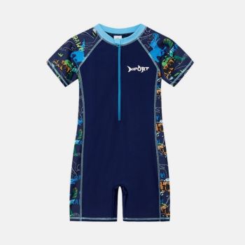 Maillot de bain sport garçon - Bleu 