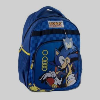 Sac à dos SONIC 42cm - Bleu/Jaune