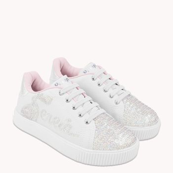 Sneakers fille sereia - blanc - pampili