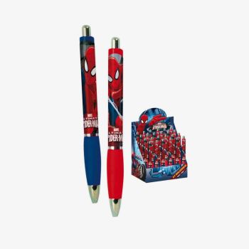 Stylo couleur bleue Spiderman - Multicolore
