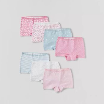 Lot de 7 caleçons pour fille - Multicolore - Juniors