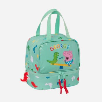 Sac à gouter George peppa pig - Vert - Safta