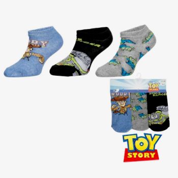 Lot  de 3 paires de chaussettes toy story - Gris et bleu - Disney