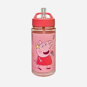 Gourde transparente 500ML Peppa pig - Rose - Peppa Pig