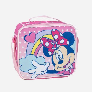 Sac à goûter Minnie mouse à pois - Rose - Disney 