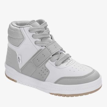 Baskets montantes - Blanc/Gris - Kidy