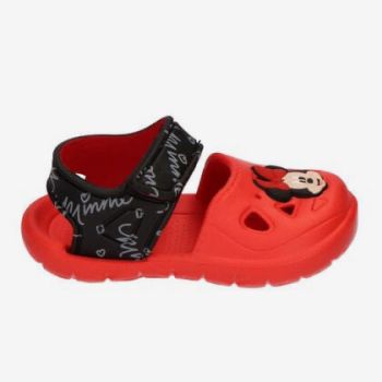 Sandales Kitto Minnie mouse - Rouge/noir