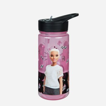 Gourde transparente Barbie 500ML - Rose - Barbie