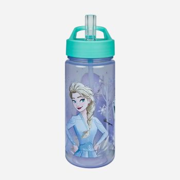 Gourde transparente 500ML reine des neiges - Violet - Disney