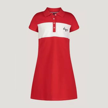 Robe polo fille deux ton- Rouge/Blanc - Tommy Hilfiger