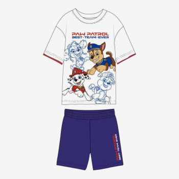 Ensemble T-shirt et culotte pat patrouille - Bleu/blanc