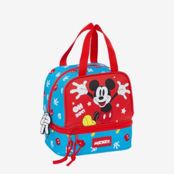 Sac à gouter Mickey mouse - Rouge/Bleu - Disney 