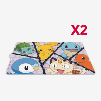 Lot de 2 set de table Pokémon 43×29cm - Disney