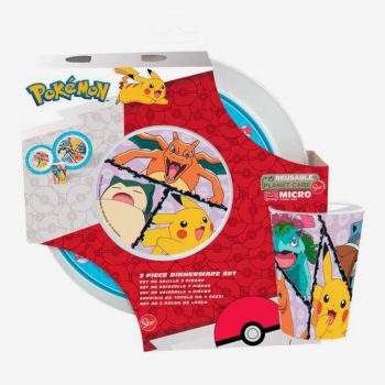 Ensemble vaisselle Pokémon - Multicolore