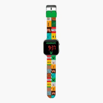 Montre LED Minecraft- Vert - Mojang