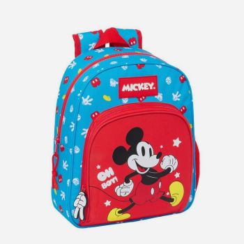 Sac à dos Mickey 34cm - Bleu/Rouge - Disney