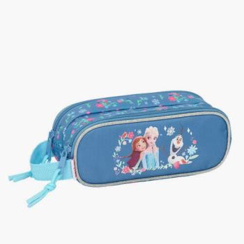 Trousse double reine des neiges - Bleu