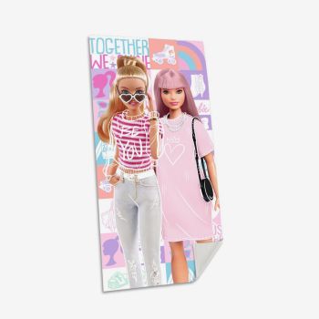 Serviette de plage en coton Barbie - Multicolore - BARBIE