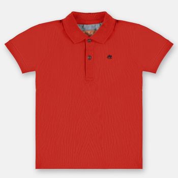 Polo simple Up baby - Rouge