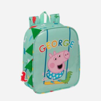 Sac à dos Peppa Pig George 27 cm - Vert - Safta