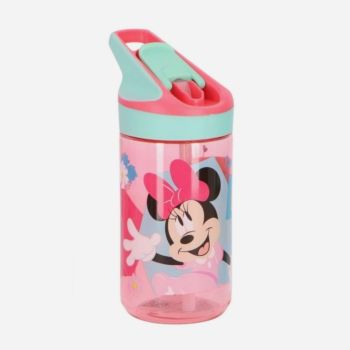 Gourde en plastique Minnie mouse 480ml - Rose/vert - Disney