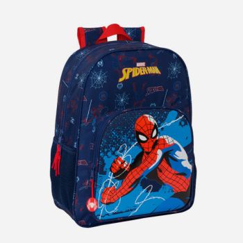 Sac à dos Spiderman adaptable 38cm - Bleu - Marvel