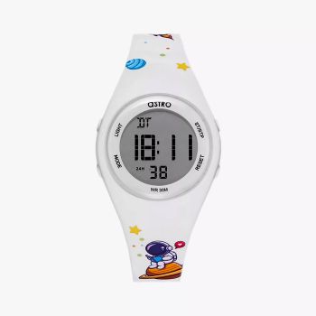 Montre numérique pour garçon - Blanc - Astro