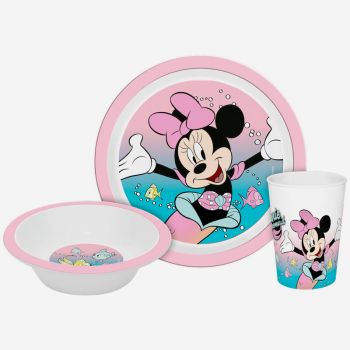 Ensemble vaisselle Minnie - Rose - Disney