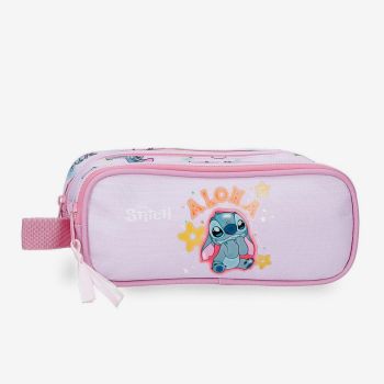 Trousse Lilo et Stitch à 2 compartiments - Multicolore