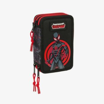 Trousse à crayons Spiderman 37 pièces - Multicolore