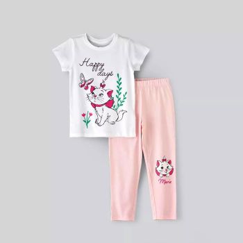 Pyjama Happy days pour fille - Blanc/Rose - Disney