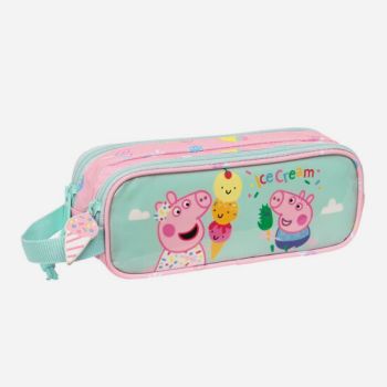 Trousse peppa pig 2 en 1 - Rose/vert 