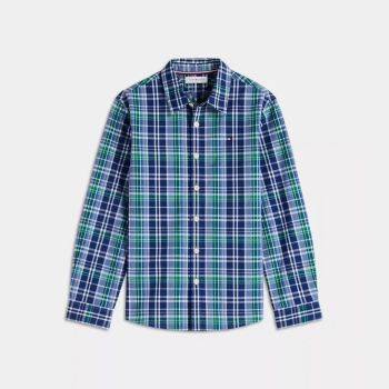 Chemise à carreaux - Bleu/Vert - Tommy Hilfiger