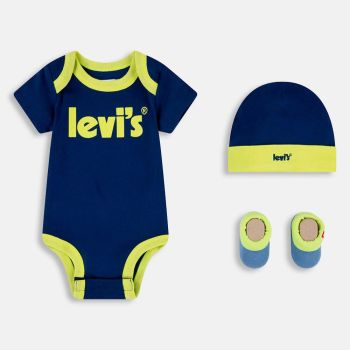 Ensemble 03 pcs Bébé Levi's - Bleu