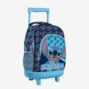 Sac trolley Lilo et Stitch 44cm - bleu