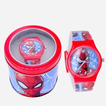 Montre Spiderman et son coffret pour garçon - Bleu/rouge - Disney