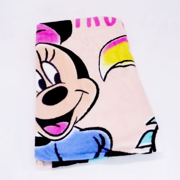Serviette de plage Minnie mouse pour fille - Multicolore - Disney