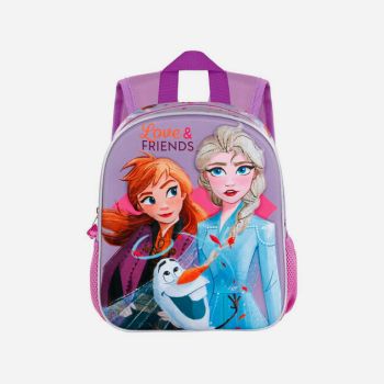 Sac à dos 3D reine des neiges 31 CM - Violet - Disney 