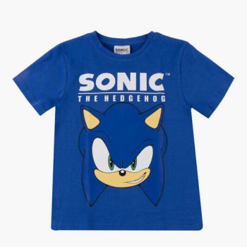 T-Shirt Sonic - Bleu