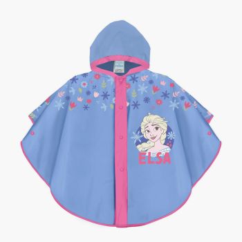 Imperméable reine des neiges Elsa - Bleu/rose