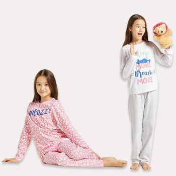 Lot de 2 pyjamas fille taché - Multicolore - Juniors