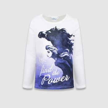 Body longues  manches find the power pour fille - Blanc - Disney