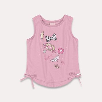 T-shirt fille - Rose - Quimby