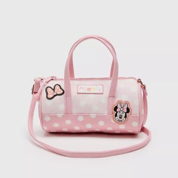 Sac à main ovale Minnie à pois - Rose - Disney