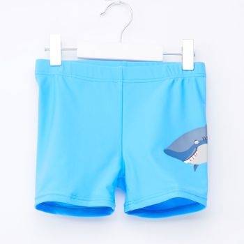 Short de bain garçon requin - Bleu - Juniors
