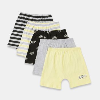 Lot de 5 shorts Calfornia pour garçon - Multicolore - Juniors