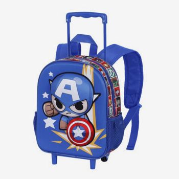 Sac trolley Capitaine America Avengers 33cm - Bleu - Marvel