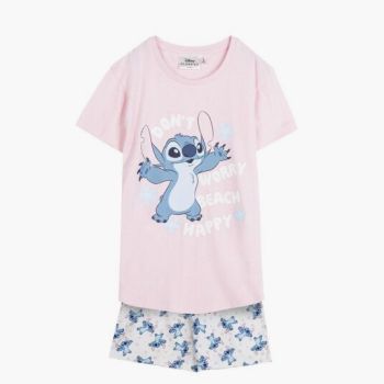 Pyjama short Lilo & stitch - Rose